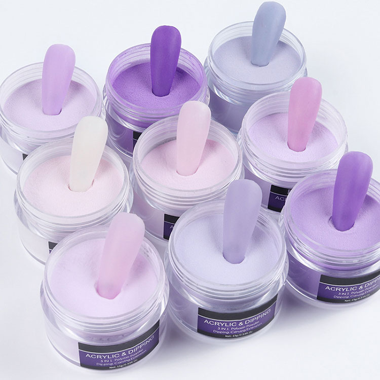 Kit de inicio de 12 colores 2 en 1 Polvo acrílico