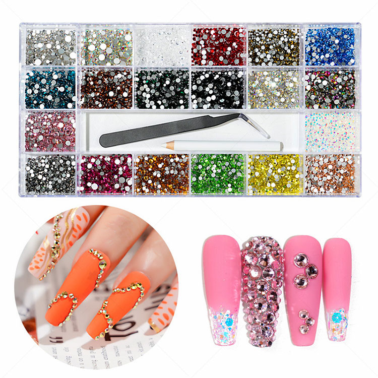 Diamantes de uñas 3D