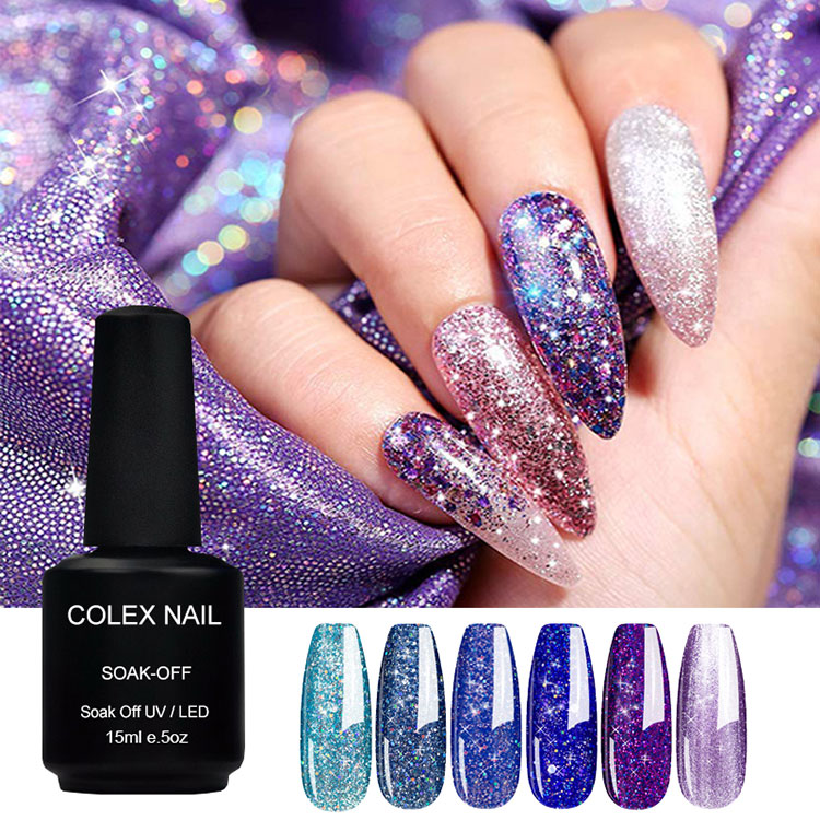 Esmalte de gel grueso y brillo