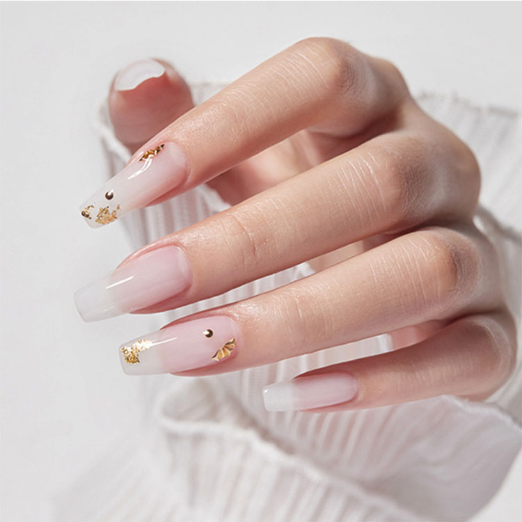 Extensión de esmalte de gel de colores DIY