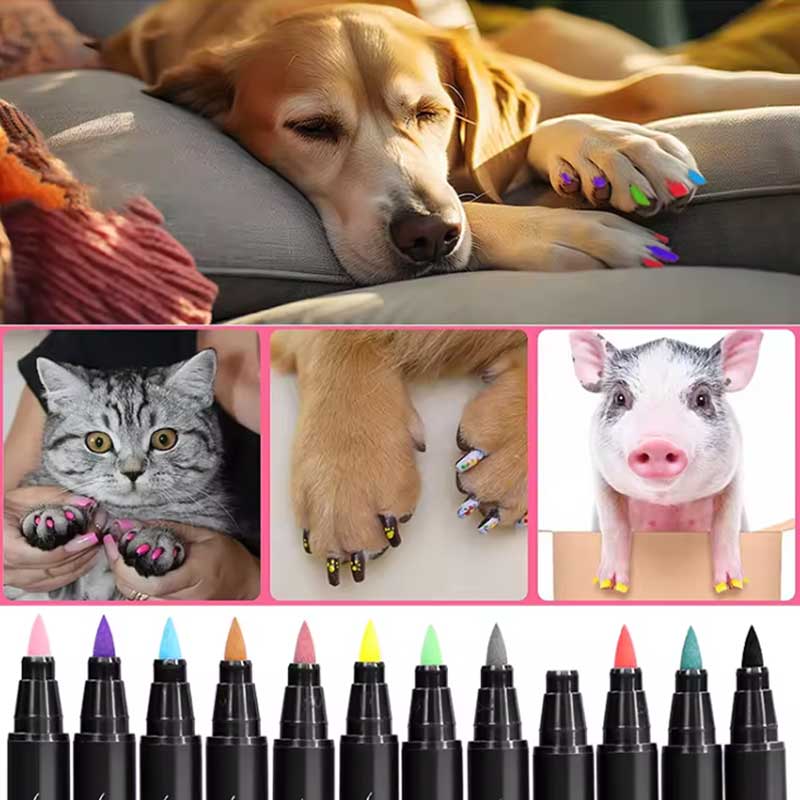 Pluma de esmalte de uñas para perros