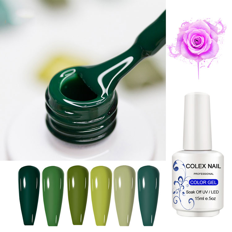 Polacio de gel de color puro de aplicación fácil