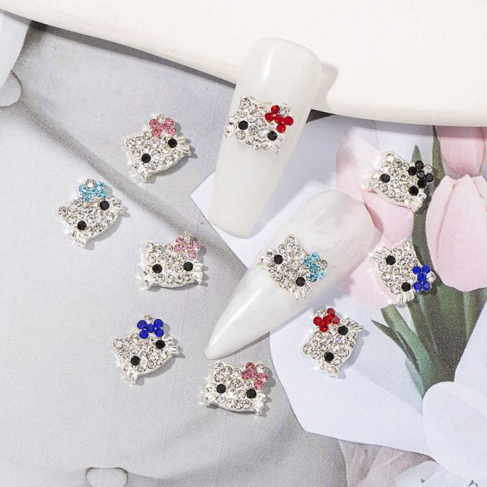 dijes para uñas de hello kitty