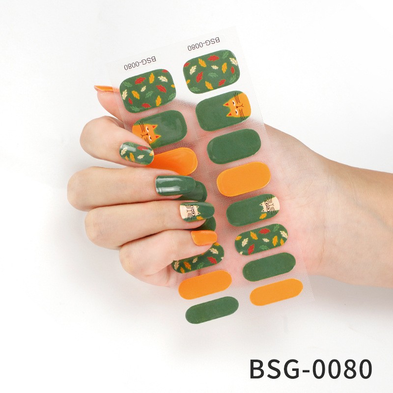 Envoltura de uñas semicurada