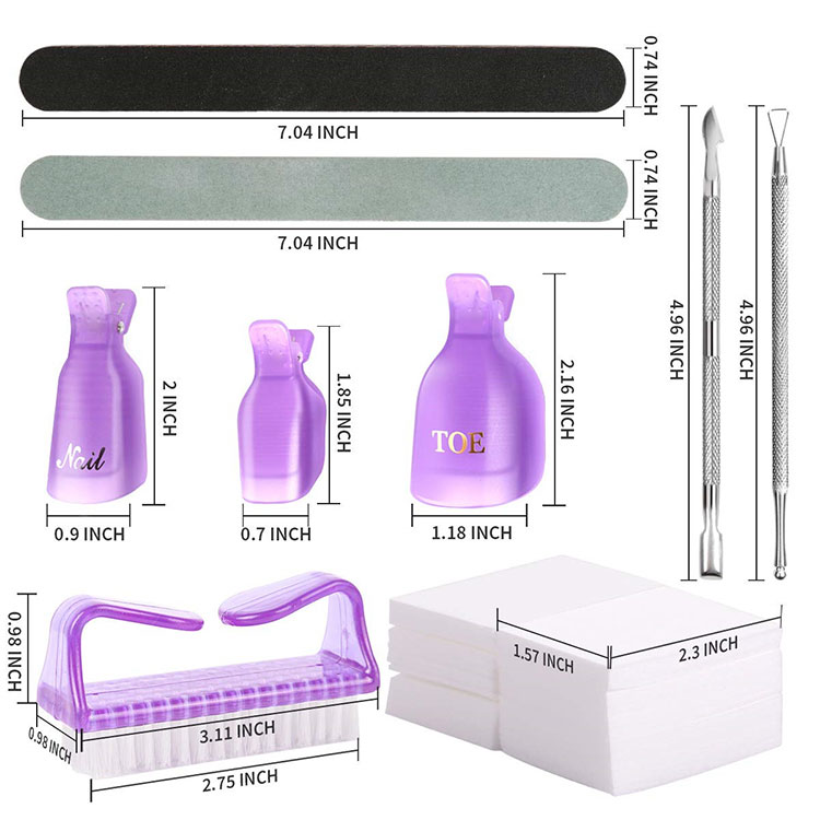 Herramienta removedora de gel de esmalte de uñas Teenitor