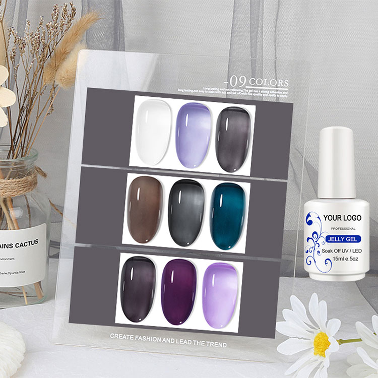 Esmalte de gel de gel de jeletina de hielo inodoro gratis de toxina